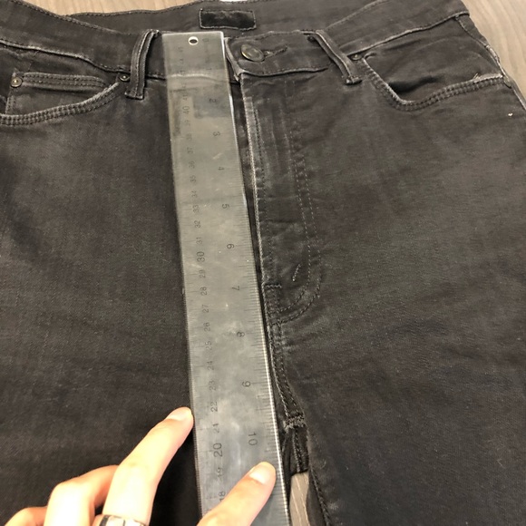 🚫SOLD🚫MOTHER Stunner Zip Ankle Step Fray Not Guilty Black Size 25 - Picture 11 of 14